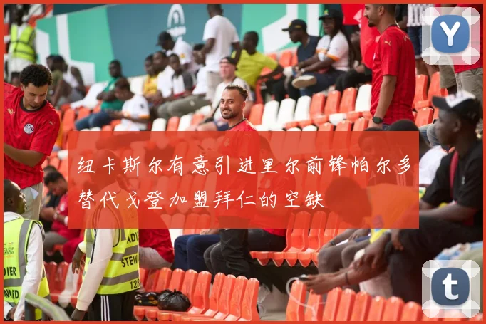 纽卡斯尔有意引进里尔前锋帕尔多替代戈登加盟拜仁的空缺