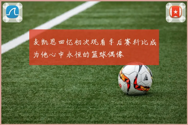 麦凯恩回忆初次观看季后赛科比成为他心中永恒的篮球偶像
